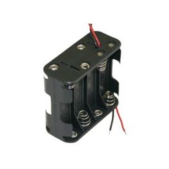 AA Battery Holder - 8 Cells, Wire Leads