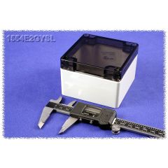 Smoked transparent polycarbonate enclosure