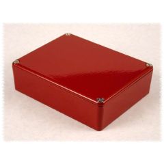 Painted Die Cast Aluminum Box 'Red'