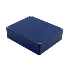 Painted Die Cast Aluminum Box 'Cobalt Blue' image