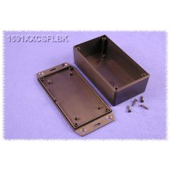 Multipurpose Black Plastic ABS Enclosure with flanges Hammond