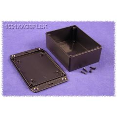 Multipurpose Black Plastic ABS Enclosure Hammond Flanges