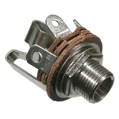 1/4 inch CHASSIS JACK Stereo chassis jack. 9mm mounting hole
