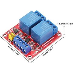 2 x 24VDC Optically Isolated Relay Card image