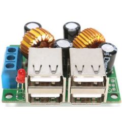 DC step down regulator 5A 4 USB ports