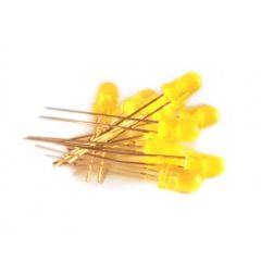 5mm yellow diffused LED 10 piece pack