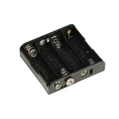 4 AA Side by Side Battery Holder image