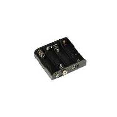 4 AA Side by Side Battery Holder image