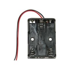 3 AAA Battery Holder with leads image