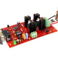 Bidirectional serial motor speed controller. image