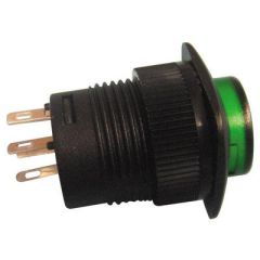 Push Button Switch GREEN LED OFF ON image