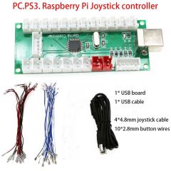 Arcade - SANWA USB Board, Zero Delay, Joystick Encoder for PC / PS3, Raspberry Pi, Game Controller