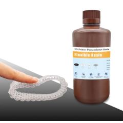 JamgHe Brand FLEXIBLE 3D Printer Resin CLEAR 1KG