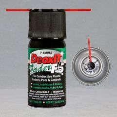 DeoxIT® Fader F-Series FN5 Spray, 5%, 40 g 32 mL, non-flammable, Adjustable Valve L-M-H, quick dry – non drip, and safe on plastics!