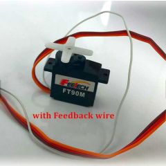 FT90M-FB Micro size 270 Degree 300 degree 2kg robot servo with feedback.