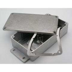 Sealed Die-Cast Aluminum Case with flanges GBS37MF Velleman