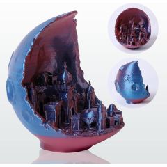 Silky Blue and Fuchsia Dual Color 3D Printer Filament from Hello 3D. 1kg spool. Plastic Spool. 1.75mm