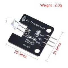 38 Khz IR receiver module mounted to a small breakout board