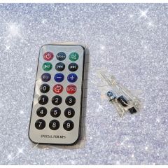  21 button IR transmitter with IR receiver module for MP3