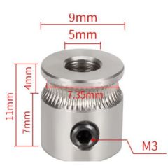 MK8 SS Extrusion Gear (m3)