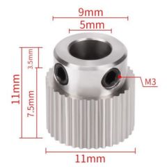 Mk7/MK8 36T SS Extrusion Gear