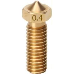 V6 Volcano Brass Nozzle, 0.4mm