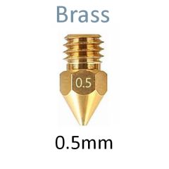 Premium Brass Nozzle, 0.50mm