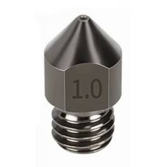 HS Steel Nozzle, M6 Thread, 1.0mm