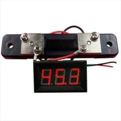 3 Digit BLUE LED Digital Current Meter 50 Volts