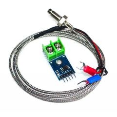 MAX6675 Module + K Type Thermocouple Temperature Sensor perfect for Arduino project, now you can monitor high temperature processes with low cost hardware.