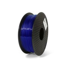 translucent blue pla 1 kilo roll, plastic spool