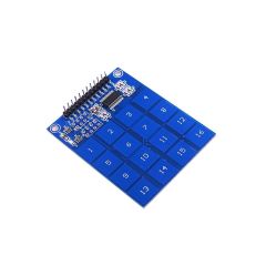 4 x 4 capacitive touch keypad.