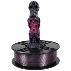 Bi Color Silk Shiny Gardient PLA Purple + Black 1KG