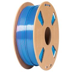 Bi Color Silk Blue Rose Red PLA Filament