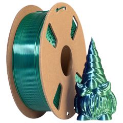 Bi Color Silk Dark Blue +Dark Green PLA 3D printer filament
