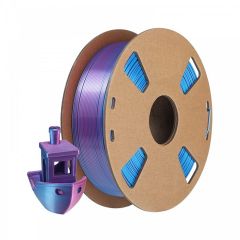 Bi Color Silk Gradient Purple + Black 3D Printer Filament 1KG