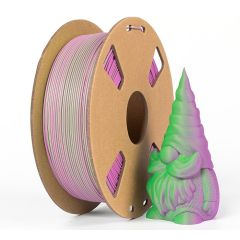 Green, Purple, Red Matte PLA, 3D Printer Filament