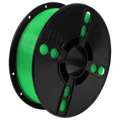 Green Transparent PLA, 3D Printer Filament, 1KG - Plastic Spool