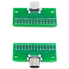USB C Breakout board Male