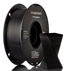 TINMORRY PETG-ECO 1.75mm 3D Printer Filament in Black, 1Kg spool - QKits