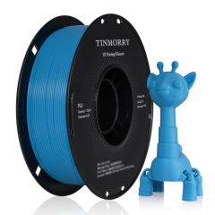TINMORRY PLA Basic 1.75mm 3D Printer Filament in Cyan, 1Kg spool - QKits