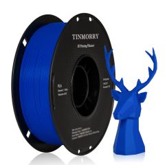TINMORRY PLA Basic 1.75mm 3D Printer Filament in Royal Blue, 1Kg spool - QKits