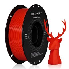 TINMORRY PLA Basic 1.75mm 3D Printer Filament in Red, 1Kg spool - QKits