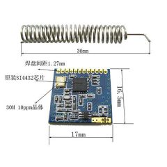 SI4432 long-range wireless transceiver image